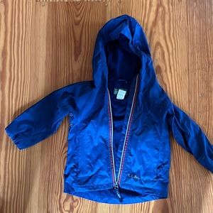 LL Bean Rain Jacket 4T - blue